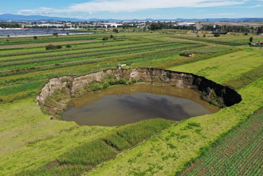 El socavón de Puebla