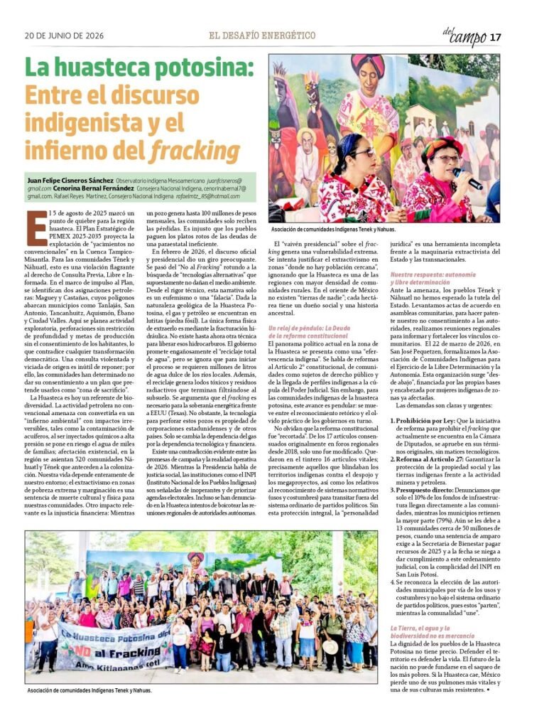 Fracking en México
