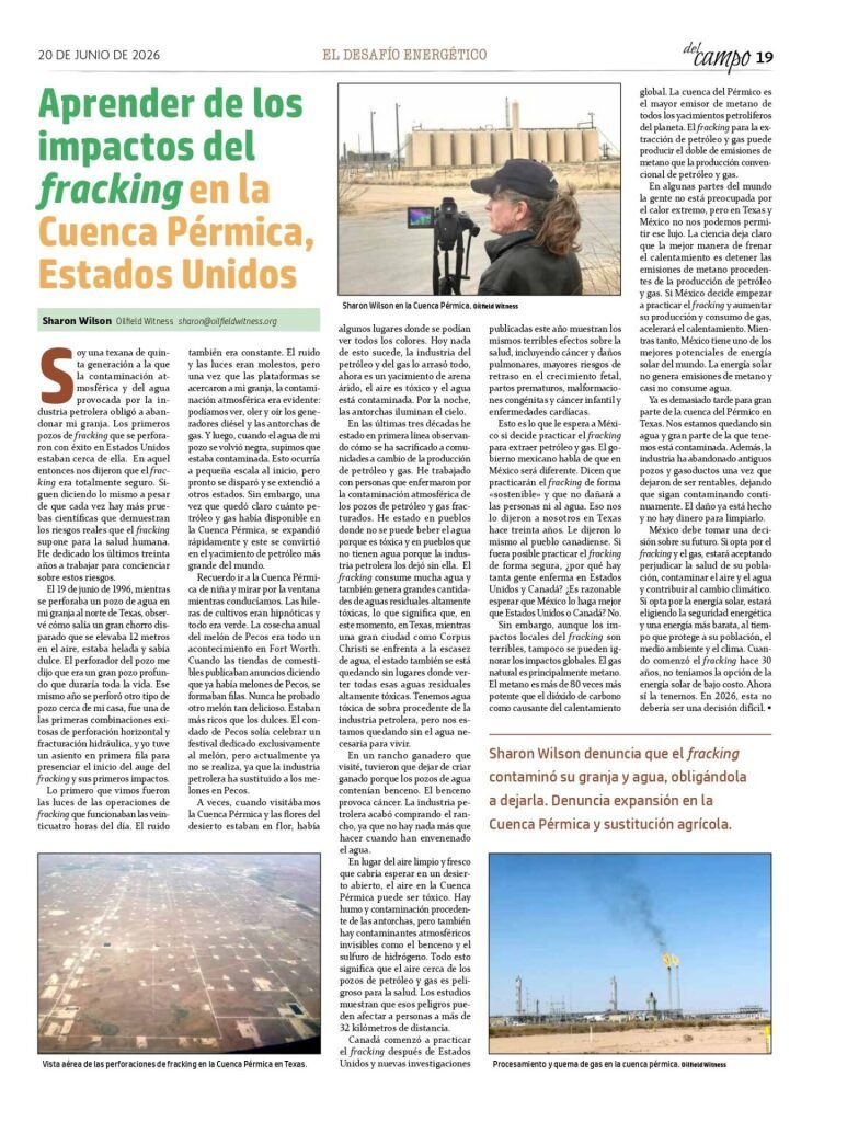Fracking en México