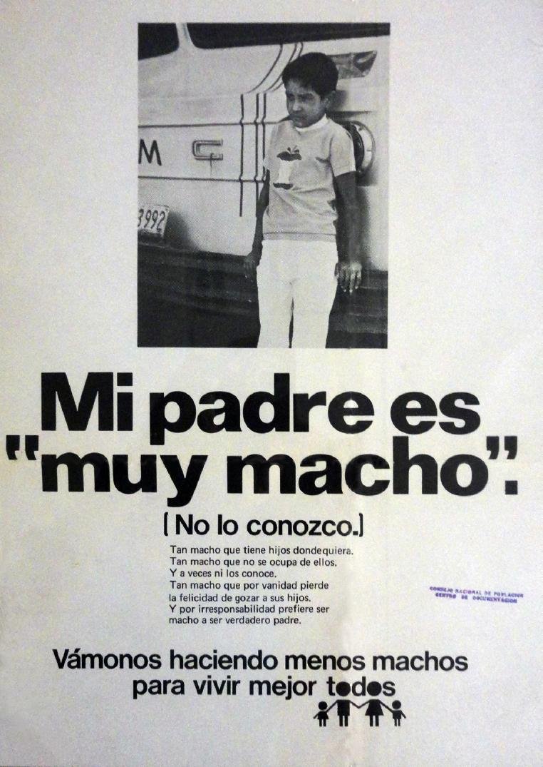Carteles del Consejo Nacional de la Población (Conapo) a favor de las famílias pequeñas en la década de 1970 / Imagen: redes sociales