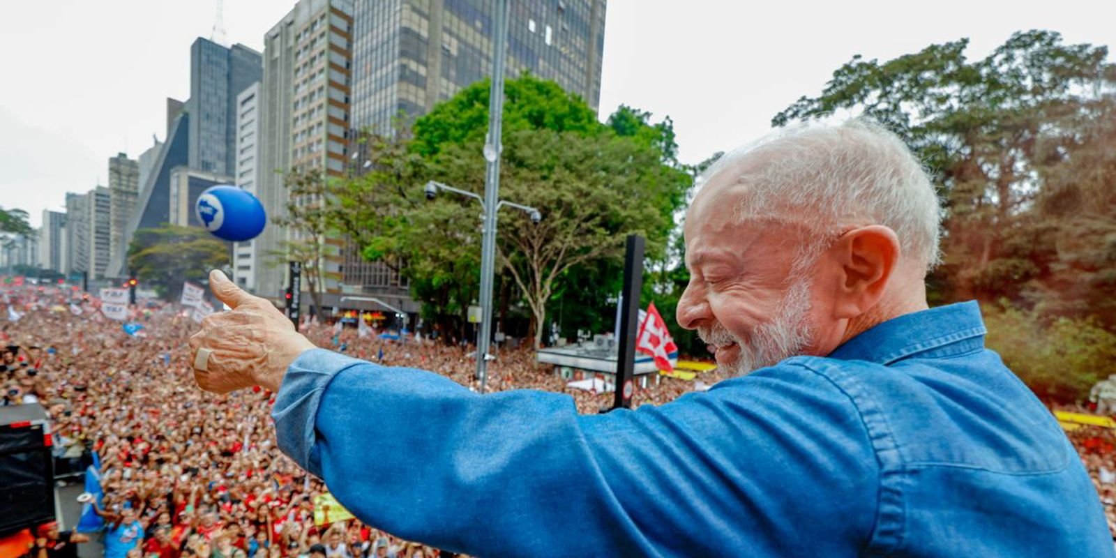 La remontada de Lula: miles de personas en el acto de campaña de Lula en la Avenida Paulista el 11 de octubre de 2026